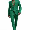 Vibrant Emerald Green Two-Piece Suit by Yihan Bronn