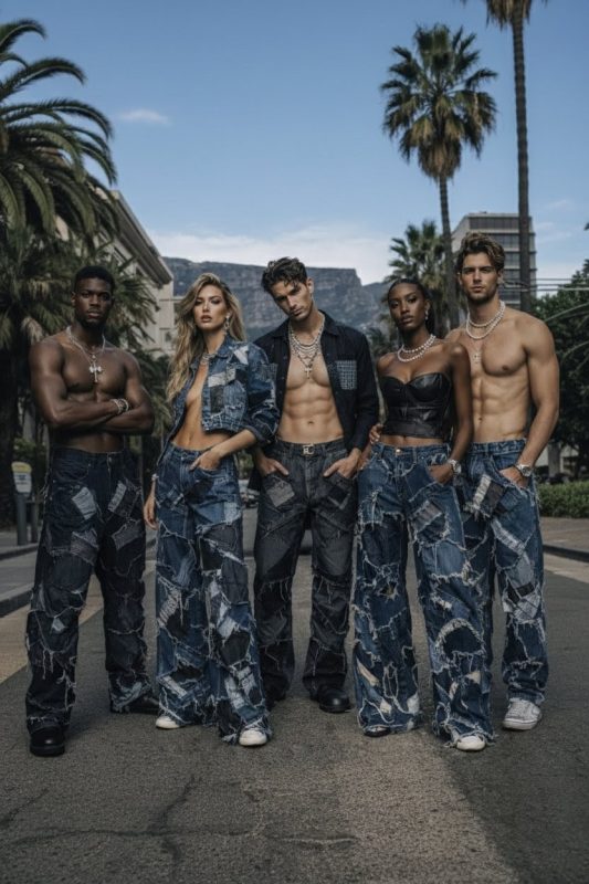 Yihan Bronn Street Couture Jeans Jackets and Lazer Cuts